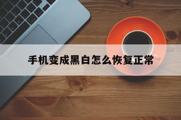 手机变成黑白怎么恢复正常（手机怎么变黑白的了怎么回事）