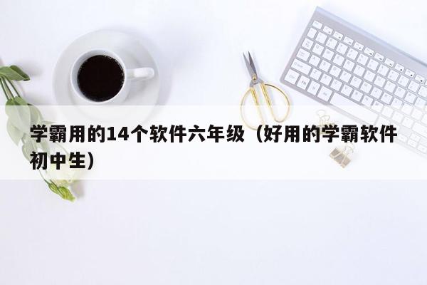 学霸用的14个软件六年级（好用的学霸软件初中生）