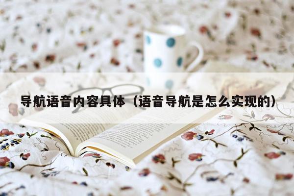 导航语音内容具体（语音导航是怎么实现的）
