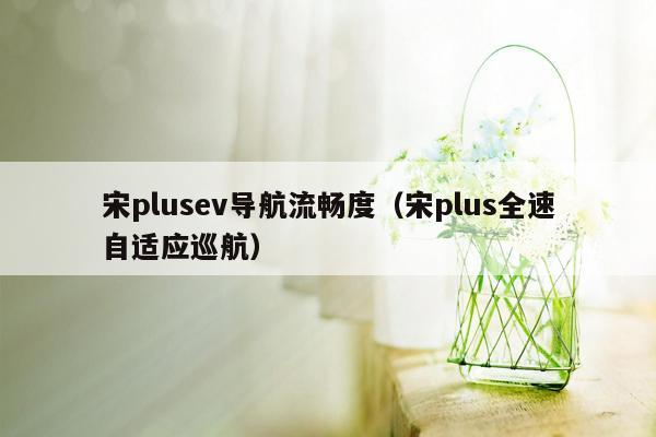 宋plusev导航流畅度（宋plus全速自适应巡航）