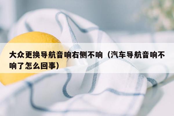 大众更换导航音响右侧不响（汽车导航音响不响了怎么回事）