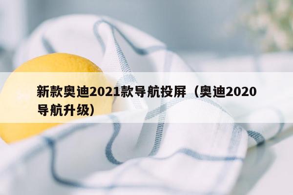 新款奥迪2021款导航投屏（奥迪2020导航升级）