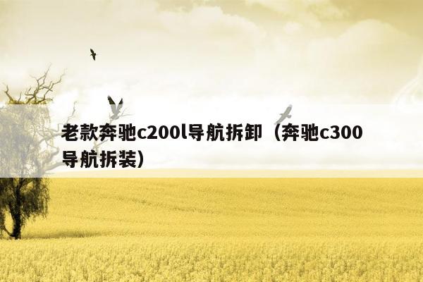 老款奔驰c200l导航拆卸（奔驰c300导航拆装）