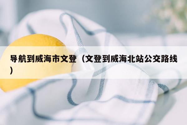 导航到威海市文登（文登到威海北站公交路线）