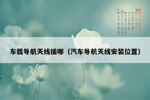 车载导航天线插哪（汽车导航天线安装位置）