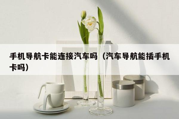 手机导航卡能连接汽车吗（汽车导航能插手机卡吗）