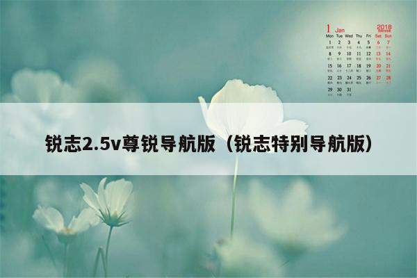 锐志2.5v尊锐导航版（锐志特别导航版）