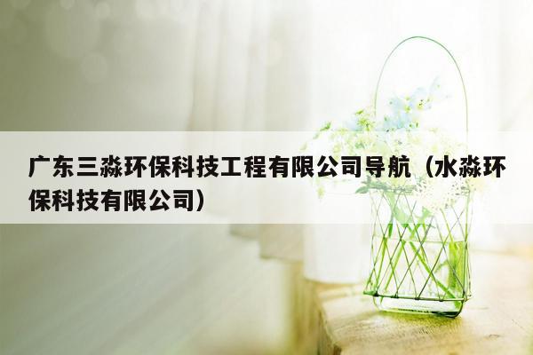 广东三淼环保科技工程有限公司导航（水淼环保科技有限公司）